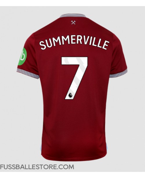 Günstige West Ham United Crysencio Summerville #7 Heimtrikot 2025-26 Kurzarm Günstige West Ham United Crysencio Summerville #7 Heimtrikot 2025-26 Kurzarm